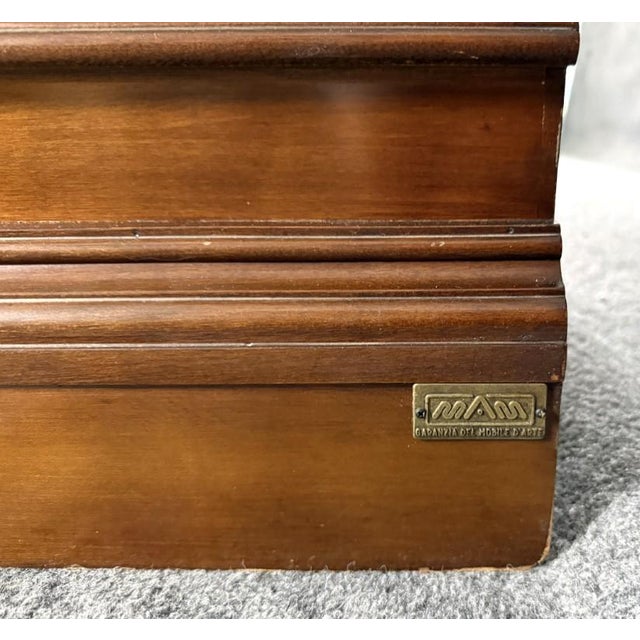 Late 20th Century Monumental 3-Door Library Bookcase With Columns For Sale - Image 14 of 16