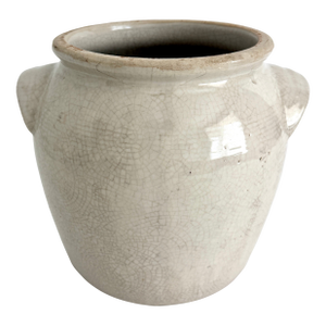 French Stoneware Confit Pot Early 1900sve