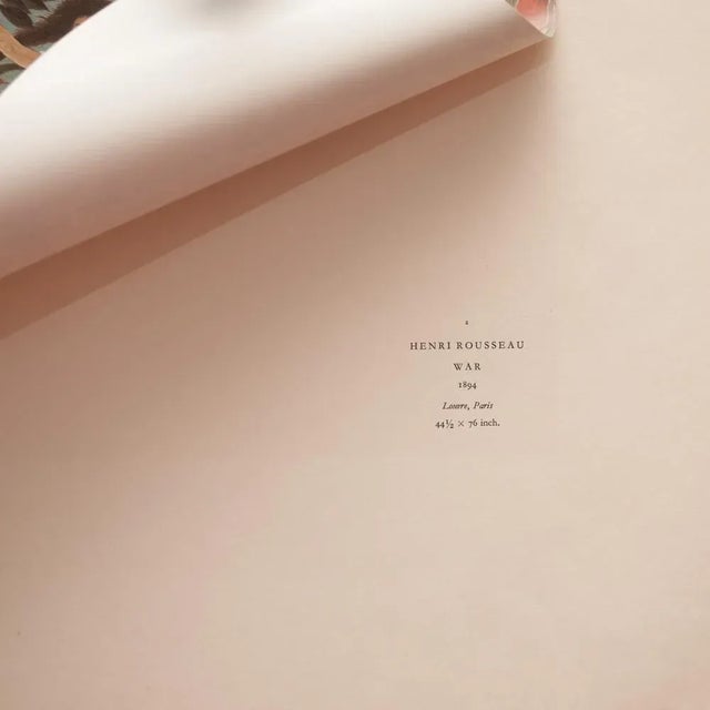 1940s H. Rousseau, Original "War" Swiss Lithograph For Sale In Dallas - Image 6 of 9