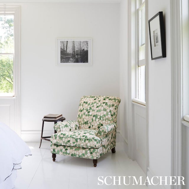 Not Yet Made - Made To Order SAMPLE - Schumacher X Studio Bon Sweet Violette Indoor/Outdoor Fabric In Neutral For Sale - Image 5 of 5