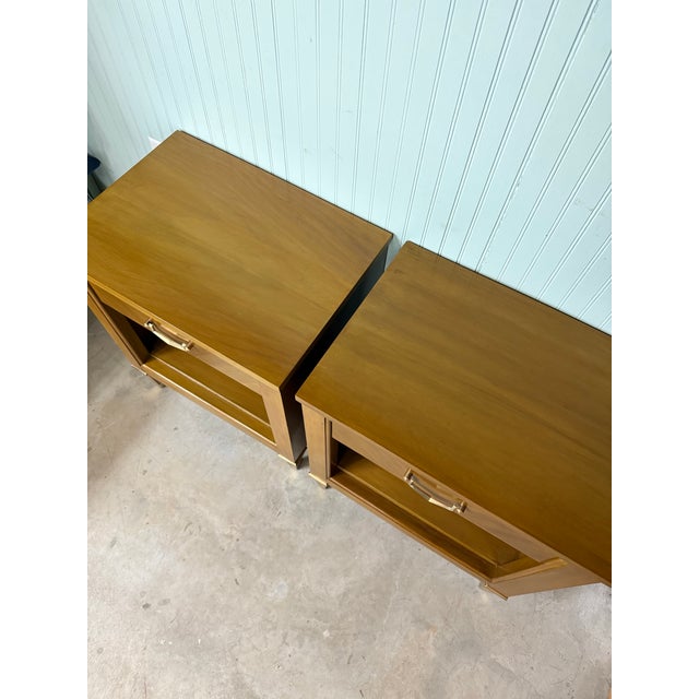 Mid-Century Modern Mid 20th Century Nightstands by Century Furniture - A Pair For Sale - Image 3 of 10