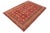 Shabby Chic Rustic Super Kazak Red/Gold Wool Rug - 9'9'' X 13'3'' For Sale - Image 3 of 10