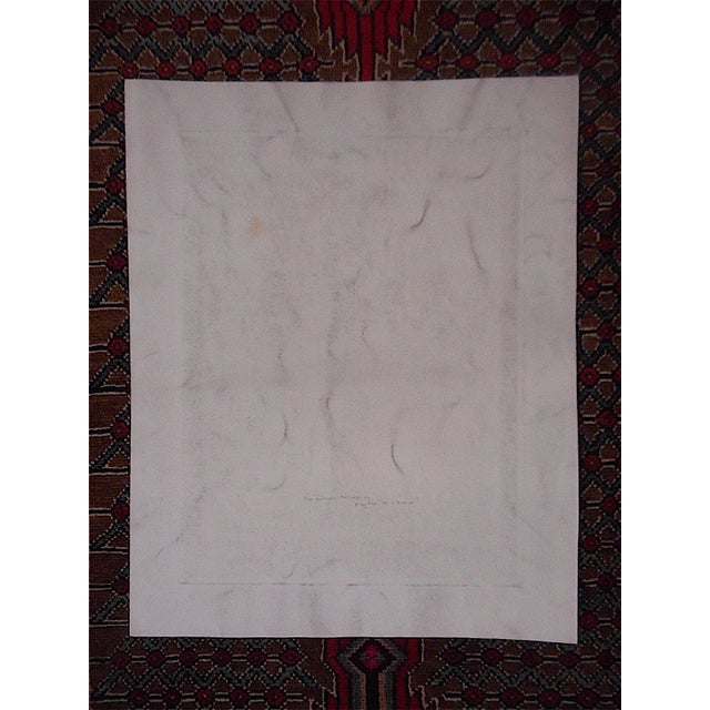 Printmaking Materials Antique Lithograph "Welcome Visitors" For Sale - Image 7 of 7