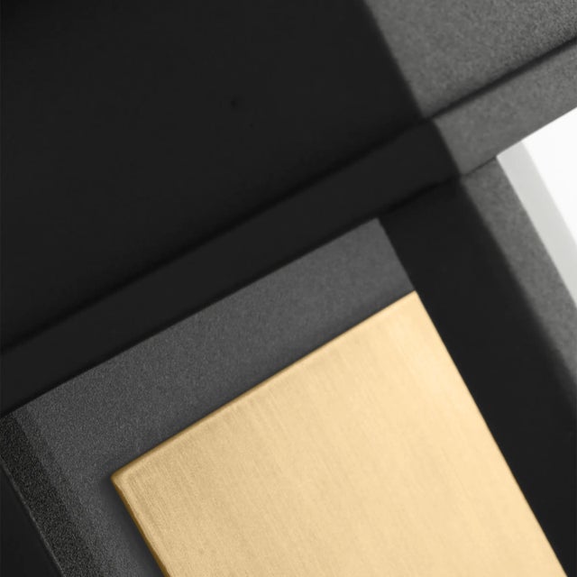 2020s Chapman & Myers by Visual Comfort Studio Cupertino 1-Light Outdoor Small Lantern Sconce in Textured Black For Sale - Image 5 of 6