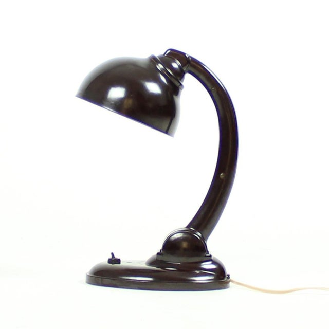 Bakelite Table Lamp by Eric Kirkman Cole, 1930s For Sale - Image 10 of 10