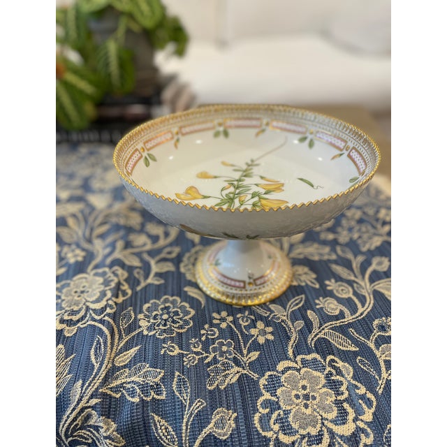 1970s Royal Copenhagen "Flora Danica" Round Compote For Sale In Chicago - Image 6 of 12