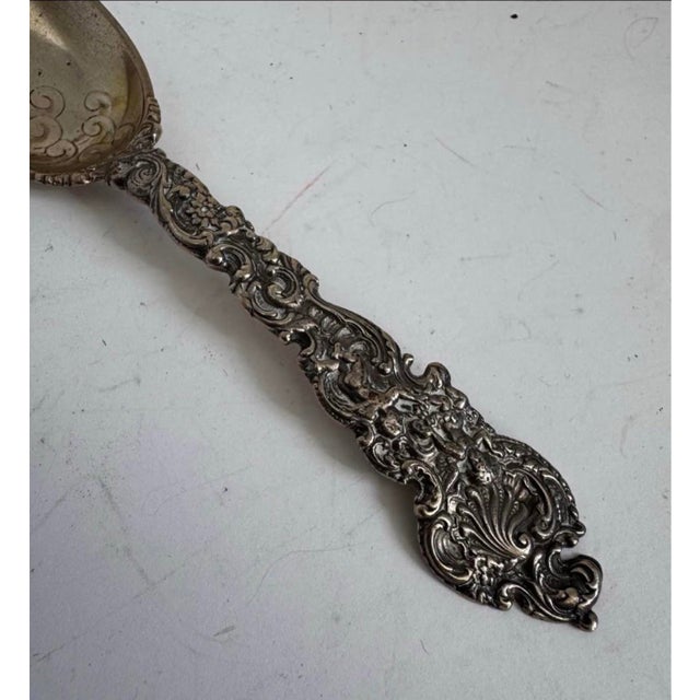 Silver Gorham Versailles Sterling Silver Dessert/Oval Soup Spoon ~ No Monogram For Sale - Image 8 of 10
