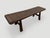 Brown Andrianna Shamaris Impressive Hand Carved Espresso Stained Teak Wood Bench For Sale - Image 8 of 18