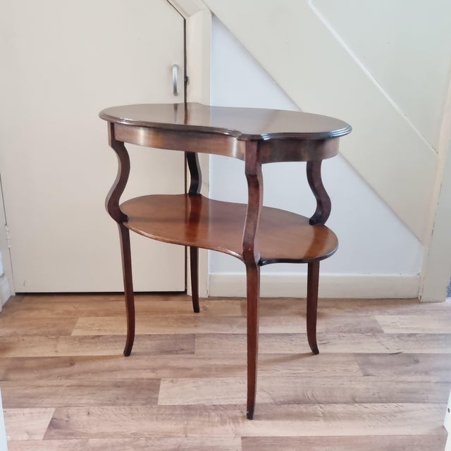 Occasional Brown Wooden Table For Sale - Image 4 of 9