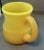 19th Century Chinese Canary Yellow or Egg Yolk Peking Glass Tankard Mug For Sale In New York - Image 6 of 9