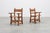 Wood Rustic Carved Oak Side Chairs, Spain, 1900, Set of 2 For Sale - Image 7 of 13