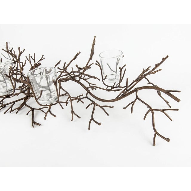 Metal ZGallerie Modern Organic Manzanita Branch Candelabra Centerpiece For Sale - Image 7 of 8