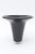 The beautiful shape of this vintage Seguso Italian Murano Trumpet style glass vase or vessel is sculptural and sensual....
