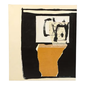 1986 Michael Brangoccio Acrylic Mixed Media Painting