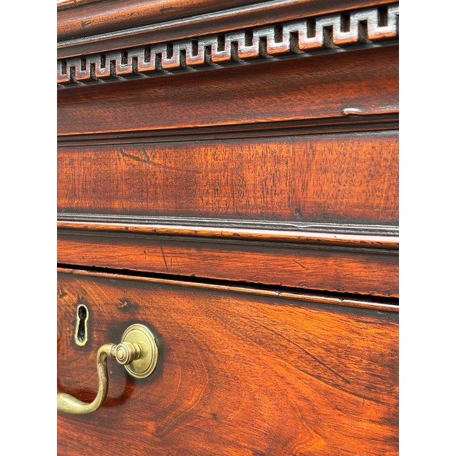 Wood 18th Century George III Mahogany Chest on Chest, 1780 For Sale - Image 7 of 12