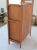 Brown Vintage Palm Beach Style Etagere W/ Enclosed Desk Drawers & Shelves For Sale - Image 8 of 12