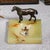 Metal Wonderful Antique Cast Metal Horse and Onyx Stone Catchall Jewelry Desk Dresser Home Equestrian Country Decor For Sale - Image 7 of 12