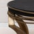 Modern Side Table in Black Shagreen With Bronze Patina Brass by Kifu Paris For Sale - Image 3 of 12