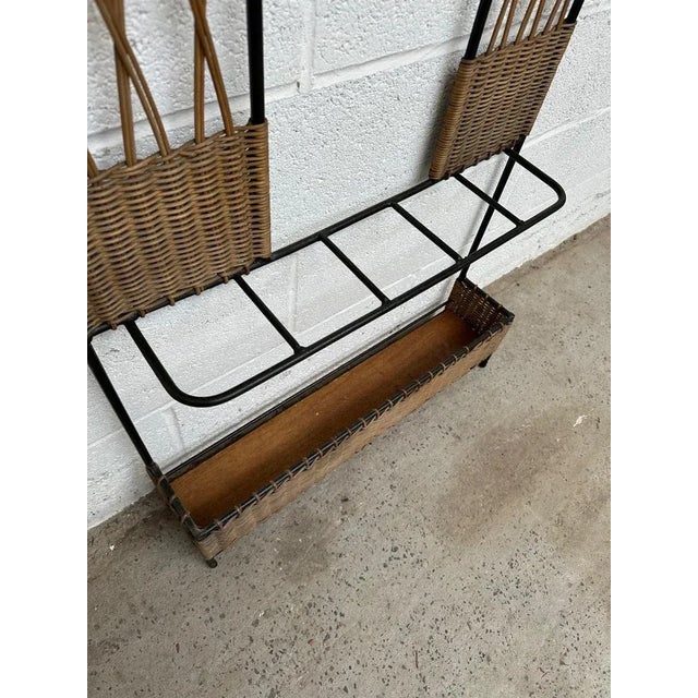 Rattan and Metal Lockers, Set of 2 For Sale - Image 8 of 17