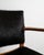 A rare and early danish mid century modern armchair in brown stained wood designed by kaare klint and produced by rud....