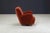 Vladimir Kagan Model #100A Barrel Lounge Chair in Velvet, c. 1973, Signed For Sale - Image 10 of 12