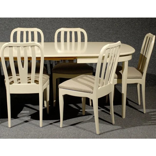 Mid-Century Modern Mid-Century Modern Dining Chairs by Carl Malmsten, Set of 8 For Sale - Image 3 of 5