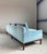 Icy Blue Dunbar-Style Sofa With Walnut Base + Legs For Sale - Image 6 of 14