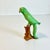 1970s Vintage Boho Chic Coastal Folk Art Ceramic Green Parrot Figurine. For Sale - Image 13 of 16