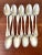 Metal Antique Silver Plated Cutlery, Set of 18 For Sale - Image 7 of 9