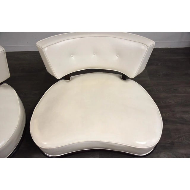White Italian Style White Oversized Lounge Chairs- a Pair For Sale - Image 8 of 11