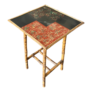 19th Century English Bamboo Side Table