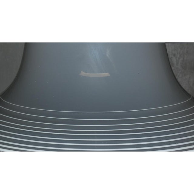 Murano Glass, Steel & Chrome Suspension Light by De Majo, Italy, 1970s For Sale - Image 13 of 15