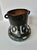 Late 20th Century Primitive Black Ceramic Vase With Abstract Markings For Sale - Image 9 of 9