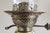 Metal Art Nouveau Oil Lamp with Hand Blown, Etched Glass Shade and Duplex Burner, 1890s For Sale - Image 7 of 13