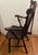 Chestnut Antique Ladies Armed Windsor Fiddle Back Chair, Mahogany. For Sale - Image 8 of 12