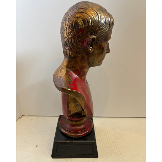 Antique Bust of Augustus For Sale In West Palm - Image 6 of 15