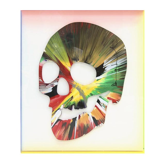 Damien Hirst, Skull Spin Painting, 2009, Acrylic Artwork For Sale - Image 11 of 11
