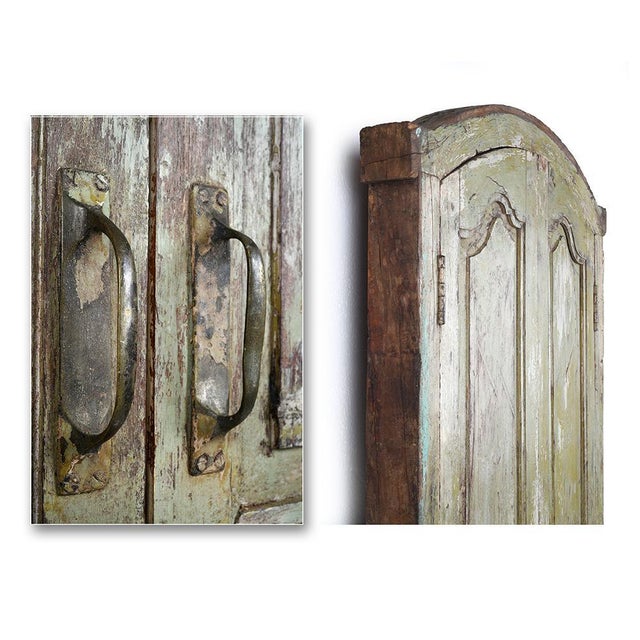 Door in Patinated Wood For Sale - Image 4 of 5