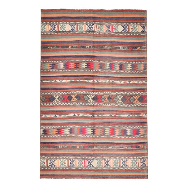 Vintage Turkish Kilim Rug For Sale
