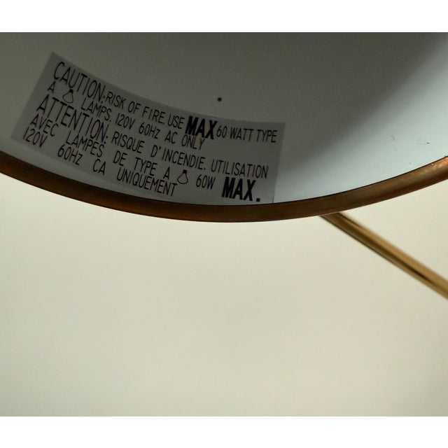 Attributed to Visual Comfort Brass Desk Lamp For Sale - Image 6 of 8