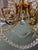 Pair of 6 light French style brass and crystal chandeliers For Sale - Image 12 of 13