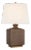 Thomas O'Brien by Visual Comfort Signature Meurice 27" Table Lamp in Positano Sand with Linen Shade For Sale