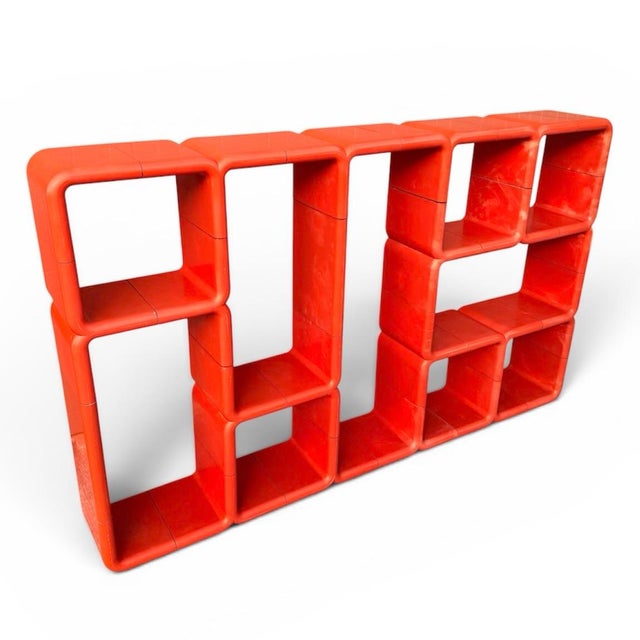 Mid-Century Modern Rare Orange Umbo Shelf by Kay Leroy Ruggles For Sale - Image 3 of 12