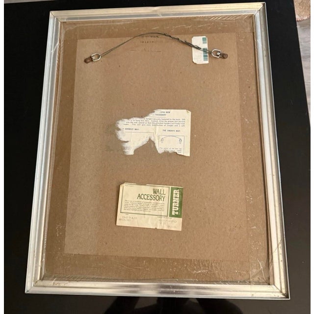 1970s 1970s Stephen Bleinberger Vintage Framed Print Signed Framed For Sale - Image 5 of 6