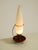 Large Mid-Century Modern Table Lamp in Brass and Teak with Frosted Glass Shade, 1950s For Sale - Image 10 of 18
