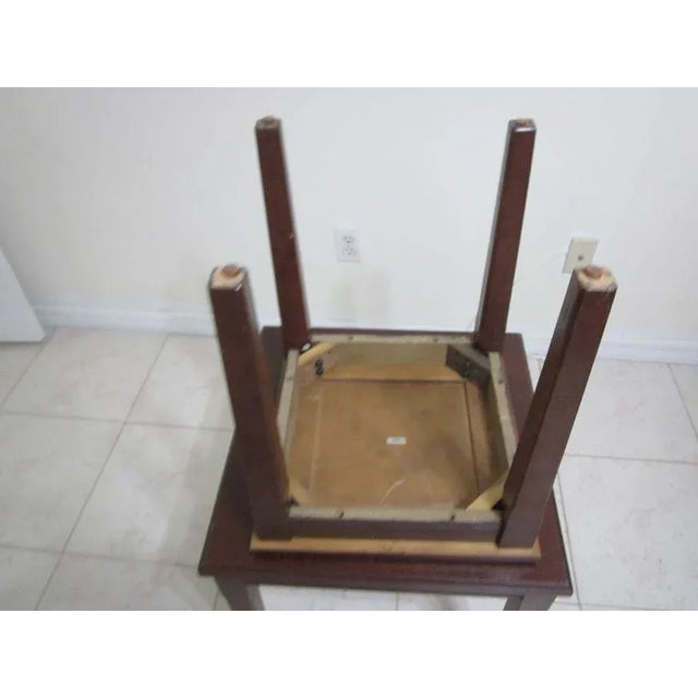 1970s Vintage Nesting Tables Dark Color by Bombay Set of Two For Sale - Image 9 of 9