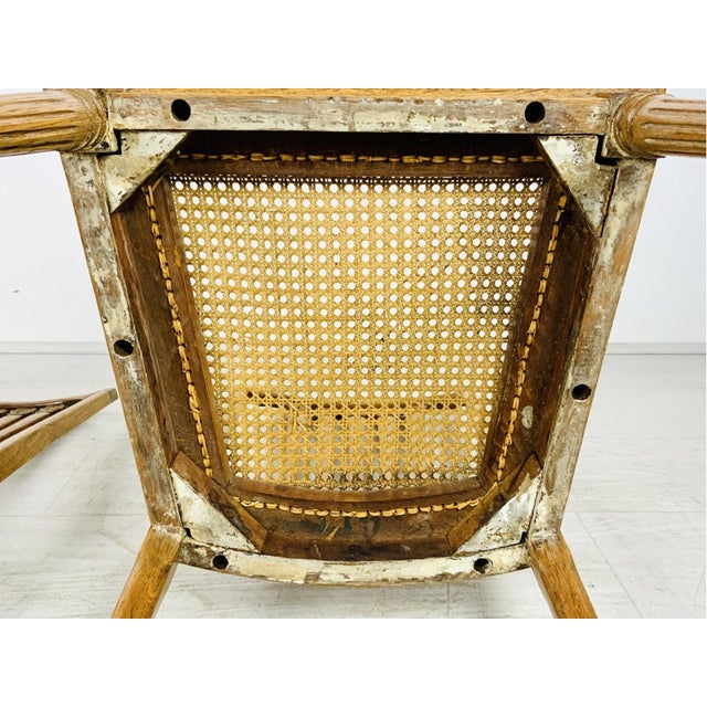Antique Louis XVI Style Side Chairs With Caned Seats—A Pair For Sale - Image 14 of 16