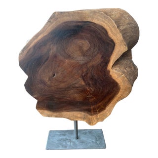1990s Wood Sculpture For Sale