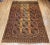 Textile Vintage Afghan Ersari Rug, Hand-Knotted Wool, Allover Geometric Design, Camelhair & Navy, 9’ X 13’ For Sale - Image 7 of 12