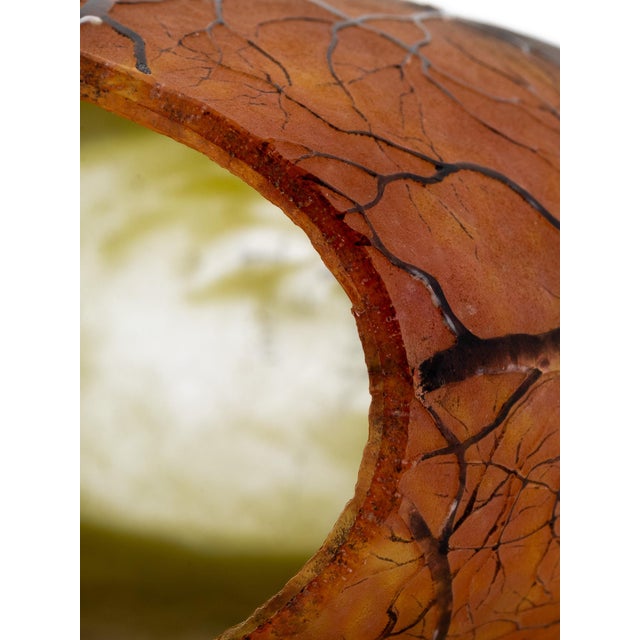 Multi-Layered Glass Winter Landscape Vase from Daum, Late 19th Century For Sale - Image 17 of 18